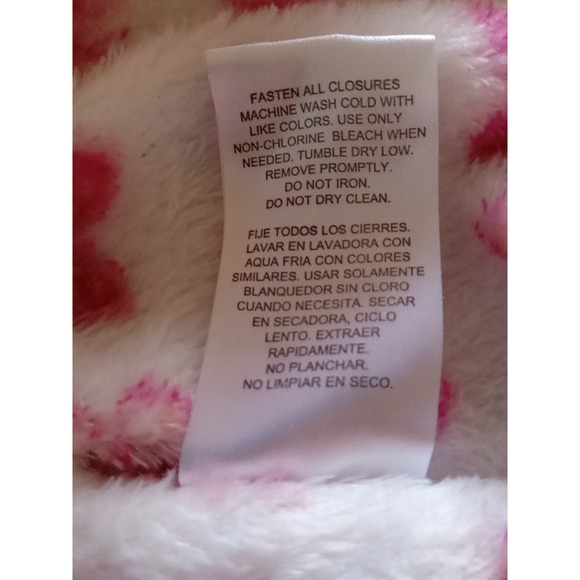 DUCK DUCK GOOSE Cozy Fleece Pink/ BUTTERFLY Infant Robe  ~ #D06406 ~ 0-9 Months - Picture 4 of 9